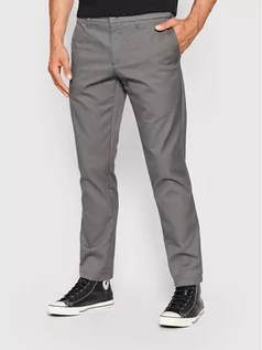 Spodnie męskie - Carhartt WIP Spodnie materiałowe Sid I003367 Szary Slim Tapered Fit - grafika 1