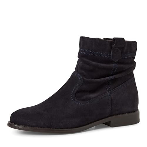 Tamaris Damskie sztyblety Boot Flat 1-25305-45, granatowe, 41 EU, grantowy, 41 EU