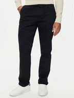 Spodnie męskie - Tommy Hilfiger Chinosy Denton MW0MW37873 Granatowy Slim Fit - miniaturka - grafika 1
