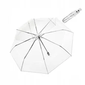 Parasole - Hestya Automatyczny Przezroczysty Parasol Składany 59 cm - miniaturka - grafika 1