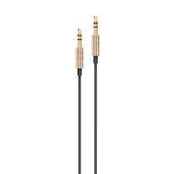 Akcesoria do słuchawek - AWEI kabel AUX-001 jack 3,5 - jack 3,5 złoty/gold - miniaturka - grafika 1