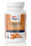 Suplementy naturalne - Zein Pharma - Kurkumina, Curcumin Triplex, 500mg, 90 kapsułek - miniaturka - grafika 1