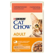 Mokra karma dla kotów - PURINA Cat Chow Adult Karma dla kotów z wołowiną i bakłażanem w galaretce 26x85g - miniaturka - grafika 1