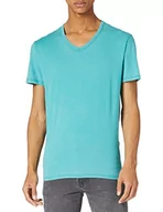 Koszulki męskie - Replay Męski T-shirt, 488 GREEN WATER, M - miniaturka - grafika 1