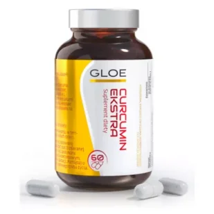 Gloe Curcumin Extra Suplement diety 60 kaps. - Serce i układ krążenia - miniaturka - grafika 1