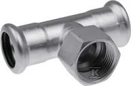 Łączniki, trójniki, kształtki - Trójnik GW Inox - 18 Rp1/2" - miniaturka - grafika 1