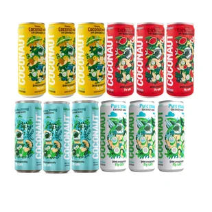 Woda kokosowa COCONAUT MIX zestaw 12 x 320 ml - Woda - miniaturka - grafika 1