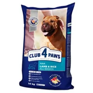 Sucha karma dla psów - Club 4 paws PREMIUM Lamb Rice All Breeds 14 kg - miniaturka - grafika 1