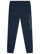 Spodnie i spodenki dla chłopców - Tommy Hilfiger Spodnie dresowe Essential KS0KS00214 Granatowy Regular Fit - miniaturka - grafika 1