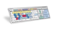 Klawiatury - Logickeyboard ALBA klawiatura Uniwersalne USB ĄŽERTY Francuski Srebrny LKB-CBASE-CWMU-FR - miniaturka - grafika 1