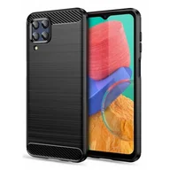 Etui i futerały do telefonów - Tech-Protect Etui TPUCarbon do Samsung Galaxy M33 5G Czarny - miniaturka - grafika 1