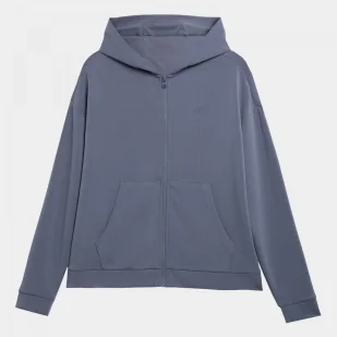 Damska bluza do jogi 4F H4Z22-BLD041 - Kurtki i kamizelki sportowe damskie - miniaturka - grafika 1