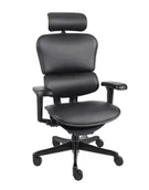 Fotele gamingowe - Fotel ergonomiczny Ergohuman 2 Ultra LE01, do biura, obrotowy, skórzany, gamingowy - miniaturka - grafika 1