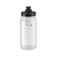 Shakery i bidony sportowe - Bidon ELITE Fly Tex 550 ml Przezroczysto-czarny - miniaturka - grafika 1