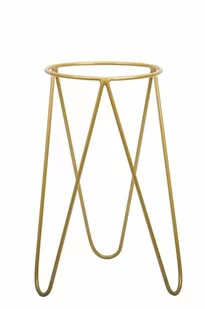 Złoty nowoczesny kwietnik Loft 50cm 10-1341-złoty - Kwietniki - miniaturka - grafika 1