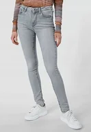Spodnie damskie - Pepe Jeans Spodnie Jeansowe Szare Długie Damskie Zamek 34/30 1Zxg2_B* - miniaturka - grafika 1