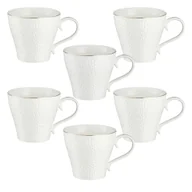 Kubki - Zestaw kubków porcelanowych 260 ml 6 sztuk LORETTA - miniaturka - grafika 1