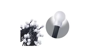 LED Zewnętrzny łańcuch bozonarodzeniowy 300xLED/35m IP44 zimna biel - Oświetlenie świąteczne - miniaturka - grafika 1