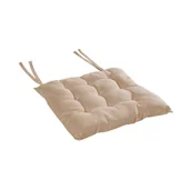 Poduszki na krzesła - Poduszka na krzesło Popy beżowa 38 x 38 x 5 cm - miniaturka - grafika 1