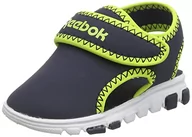 Buty dla chłopców - Reebok Dziecięcy chłopięcy Wave Glider III sandały sportowe, Vector granatowy/kwasowo-żółty/FTWR biały, 8,5 UK dziecko - miniaturka - grafika 1