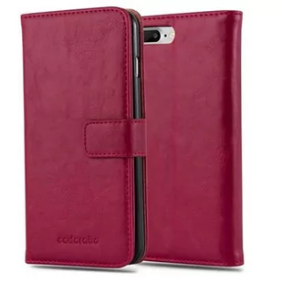 Etui Do Apple iPhone 7 PLUS / 7S PLUS / 8 PLUS w Pokrowiec CZERWONE WINO Magnet Obudowa Ochronny Case Cover Cadorabo - Etui i futerały do telefonów - miniaturka - grafika 1