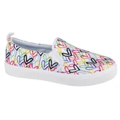 Trampki damskie - Buty Skechers Poppy Drippin Love W 155503-WMLT białe czarne niebieskie różowe wielokolorowe zielone żółte - miniaturka - grafika 1