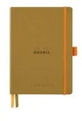 Podręczniki dla liceum - Notes Rhodia Rhodiarama Goalbook gold A5 - kropki - Softcover - miniaturka - grafika 1
