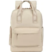 Plecaki - Plecak AMERICAN TOURISTER Soulpack Business BP Tote 15 cali Beżowy - miniaturka - grafika 1