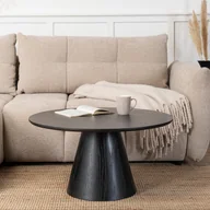 Ławy i stoliki kawowe - Mebel Elite Stolik Kawowy CASSANDER MAX 80 cm Czarny Nowoczesny Loft - miniaturka - grafika 1