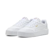 Półbuty damskie - Damskie Sneakersy PUMA CARINA MIA 40263706 – Biały - miniaturka - grafika 1
