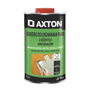 Axton Środek do usuwania farby z różnych materiałów 1 l - Rozpuszczalniki i preparaty do czyszczenia - miniaturka - grafika 1
