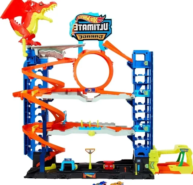 Hot Wheels Auta Pętla Tor Wyścigowy Duży Xxl Na Prezent Winda Piętrowy