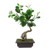 Sztuczne drzewka - Leaf Sztuczne małe drzewko bonsai - miniaturka - grafika 1