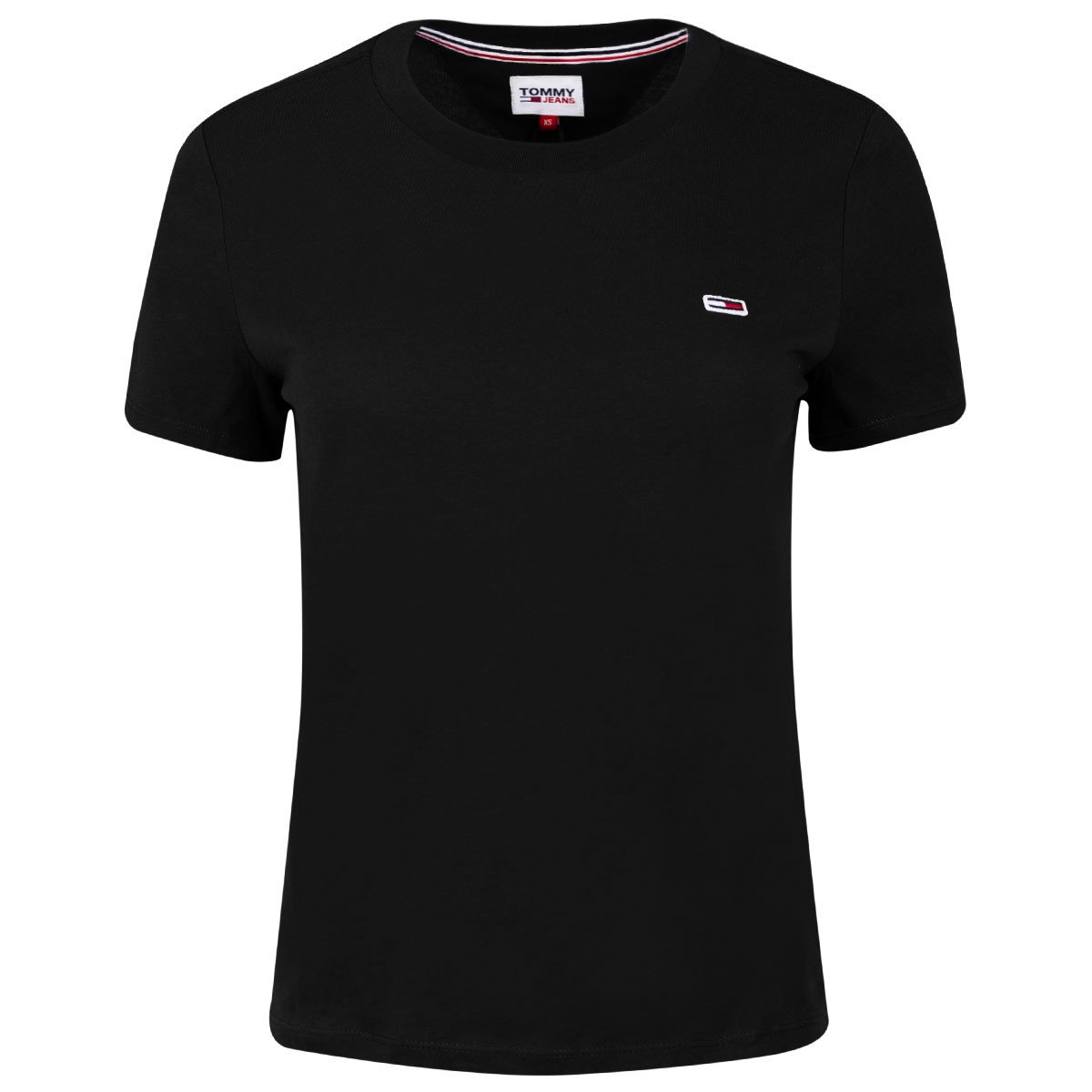 Tommy Hilfiger Koszulka Damska T-Shirt Tjw Regular Jersey C Neck Black Dw0Dw09198 Bds S