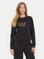 Bluzy damskie - EA7 Emporio Armani Bluza 8NTM35 TJTXZ 0210 Czarny Regular Fit - miniaturka - grafika 1