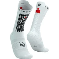 Skarpetki kolarskie - COMPRESSPORT Skarpetki rowerowe PRORACING SOCKS V4.0 BIKE IRONMAN 2025 white - miniaturka - grafika 1