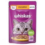 Mokra karma dla kotów - Whiskas Mokra karma dla dorosłego kota, kawałki z kurczakiem w galaretce 28 x 85 g - miniaturka - grafika 1