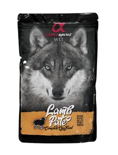 Alpha Spirit pasztet z jagnięciny 100g 37509-uniw - Mokra karma dla psów - miniaturka - grafika 1