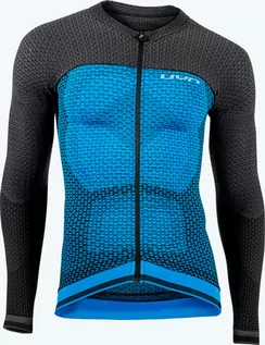 Koszulki rowerowe - UYN UYN Biking Alpha OW Koszulka z długim rękawem Mężczyźni, bright blue/charcoal S 2020 Koszulki kolarskie OUY-172300-K074-S - grafika 1