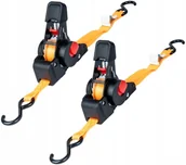 Pasy transportowe - 2x Pas Transportowy Z Automatycznym Zwijaczem Automat 200KG 18mm x 2m - miniaturka - grafika 1