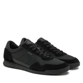 Sneakersy męskie - Sneakersy BOSS Titanium 50536524 Czarny - miniaturka - grafika 1