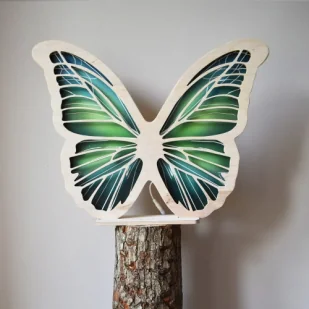 Lampka nocna dla dzieci zielony motylek - Lampy stojące - miniaturka - grafika 1