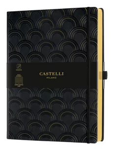 Notes Castelli Deco Gold 25X19 Linia - Notesy i bloczki - miniaturka - grafika 1