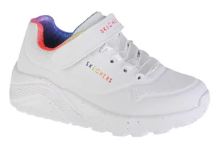 Skechers Uno Lite Rainbow Specks 310457L-WMLT dziewczęce sneakersy, białe, rozmiar 30 - Buty dla dziewczynek - miniaturka - grafika 1