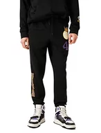 Spodenki męskie - Koton Męskie spodnie dresowe z nadrukiem, czarny (999), XXL - miniaturka - grafika 1