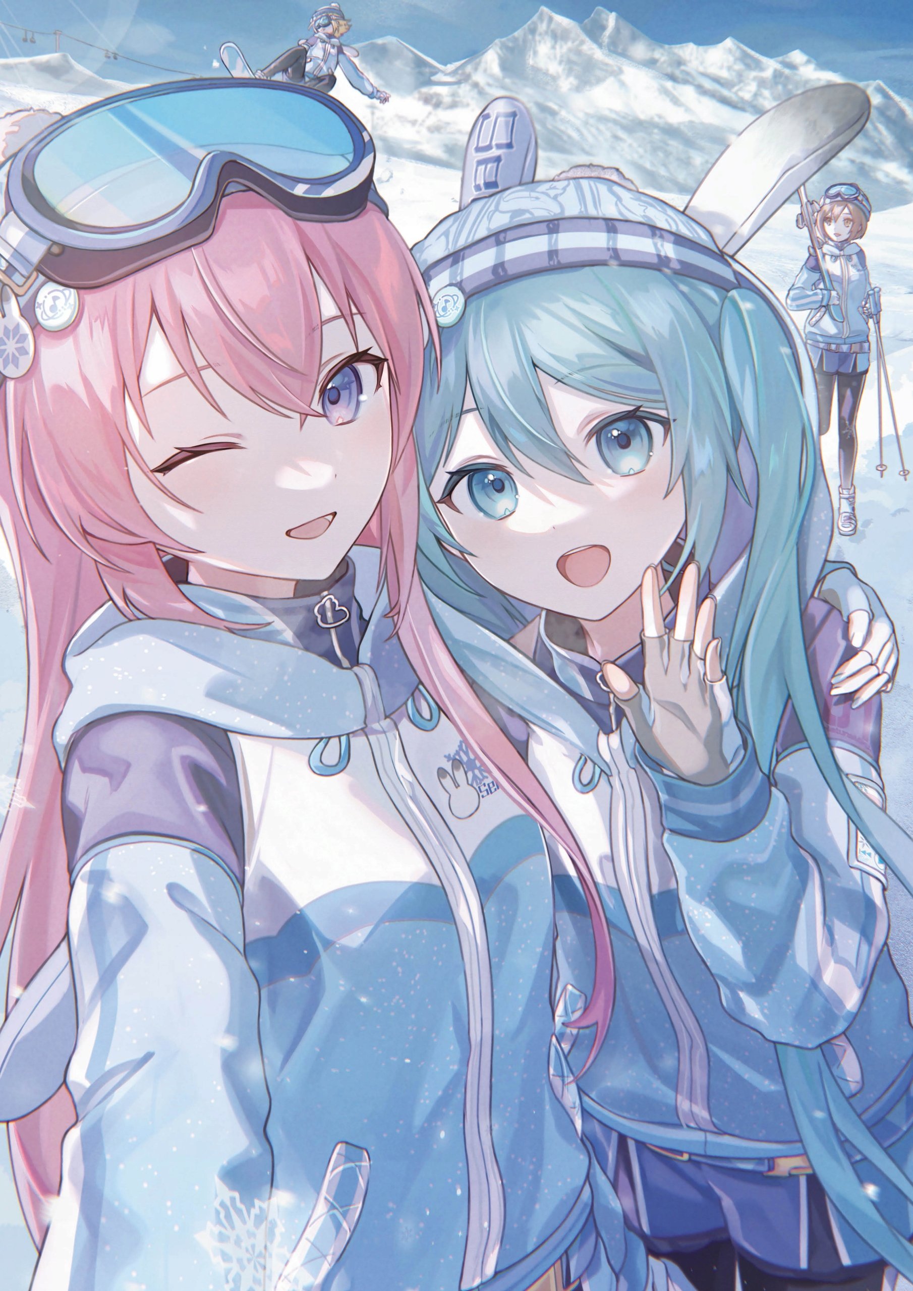 Plakat A2 Vocaloid Megurine Luka Hatsune Miku