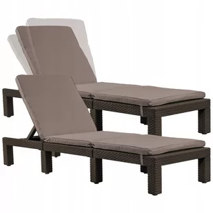 Leżak ogrodowy Daytona Deluxe Keter brązowy, 2 szt. - Leżaki ogrodowe Leżak ogrodowy Daytona Deluxe Keter brązowy, 2 szt. - Leżaki ogrodowe - miniaturka - grafika 1