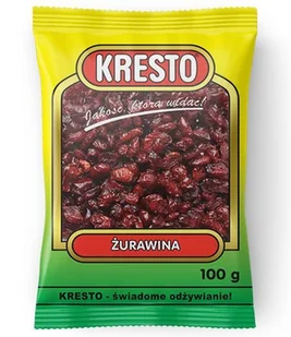 Kresto Żurawina Suszona 100g CKRE.7260 - Owoce świeże i suszone - miniaturka - grafika 1