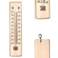 Termometry domowe - Progarden Termometr Ogrodowy Zewnętrzny Wewnętrzny Ścienny Na Ścianę Balkon Taras Klasyczny 22 Cm - miniaturka - grafika 1