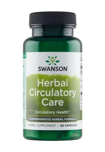 Swanson Full Spectrum Herbal Circulatory Care - (60 kap) - Serce i układ krążenia - miniaturka - grafika 1
